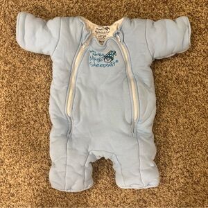 Baby Marlin Magic Sleep Sack Large 6-9 Months Blue Bodysuit